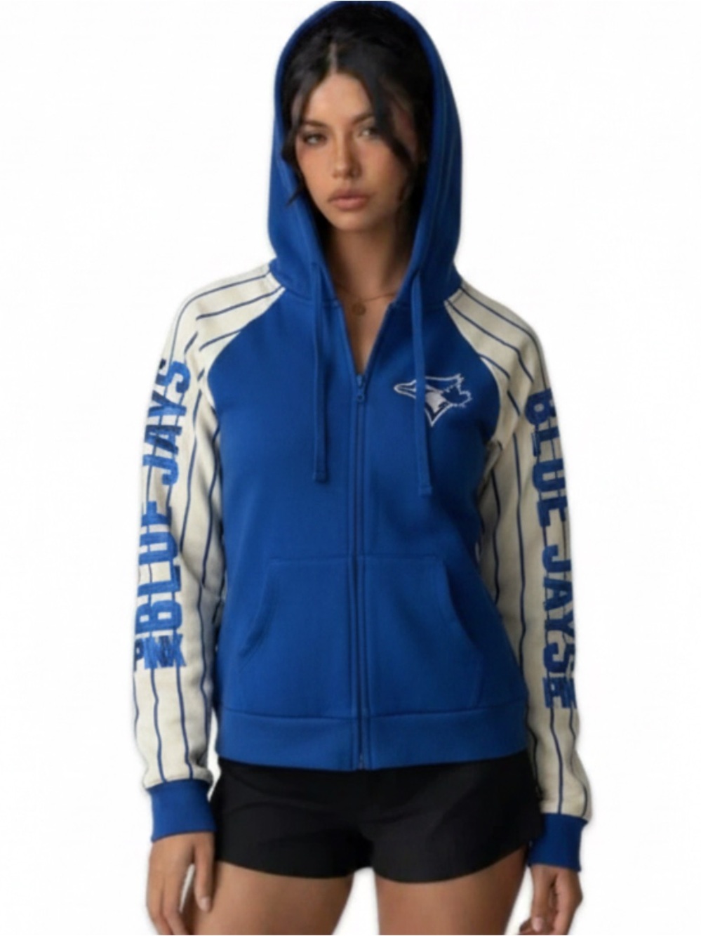 Pink Victoria’s Secret Blue Jays Royal Blue Zip-Up Hoodie special edition XS